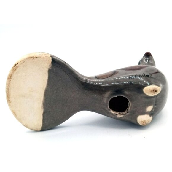 Tonala Bird Hand Painted Mexican Pottery Vintage Folk Art 4.25 Inch Clay 1960s - Picture 12 of 16